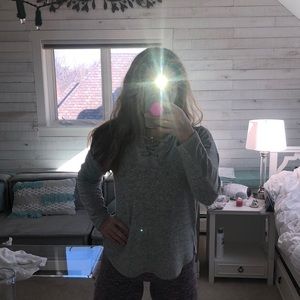 Hippie Rose Gray Light Sweater